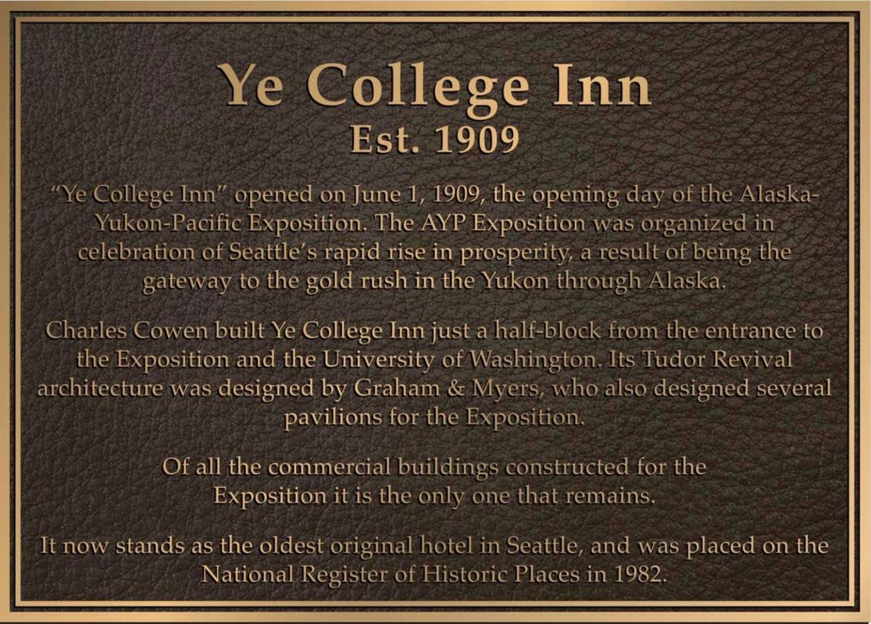 College Inn Hotel Сиэтл Экстерьер фото